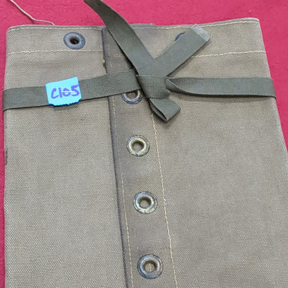 USED WWII Fungus Proofed Type 1 Accessory R.I.A 1945 with Brass Grommets and Cotton Straps (A13- db7-C105)