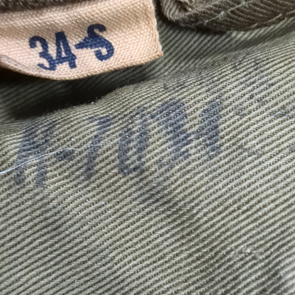 WWII 1946 34S IKE Jacket, Field, Wool OD Good Condition (a11 db09-x)