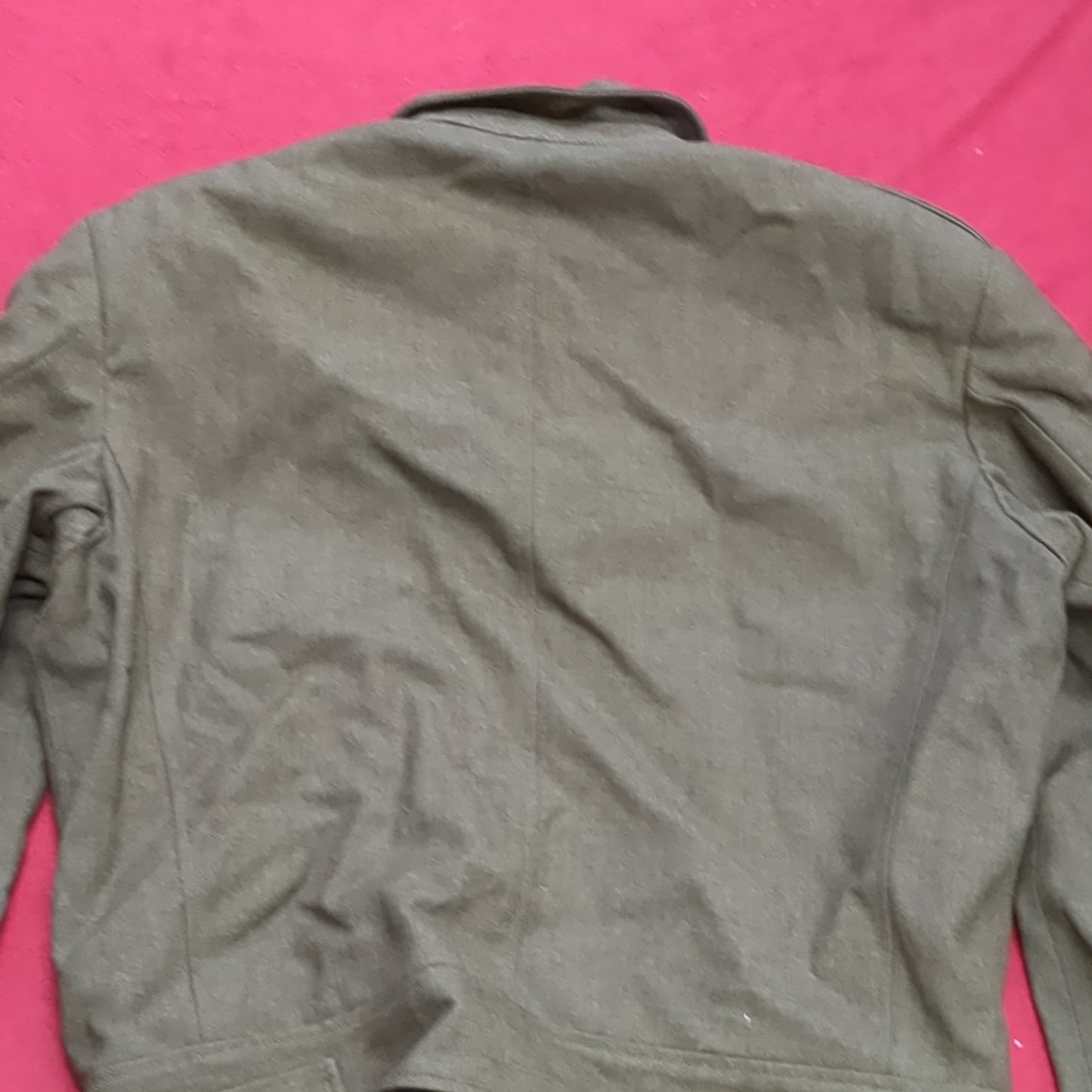 WWII 1946 34S IKE Jacket, Field, Wool OD Good Condition (a11 db09-x)