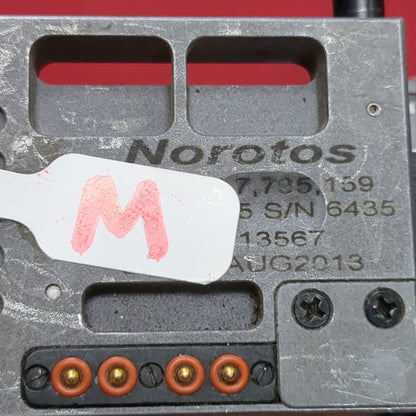 US Army Norotos ENVG Night Vision Helmet Mount AN/PSQ-20 Used Damged (a11 db09-m)