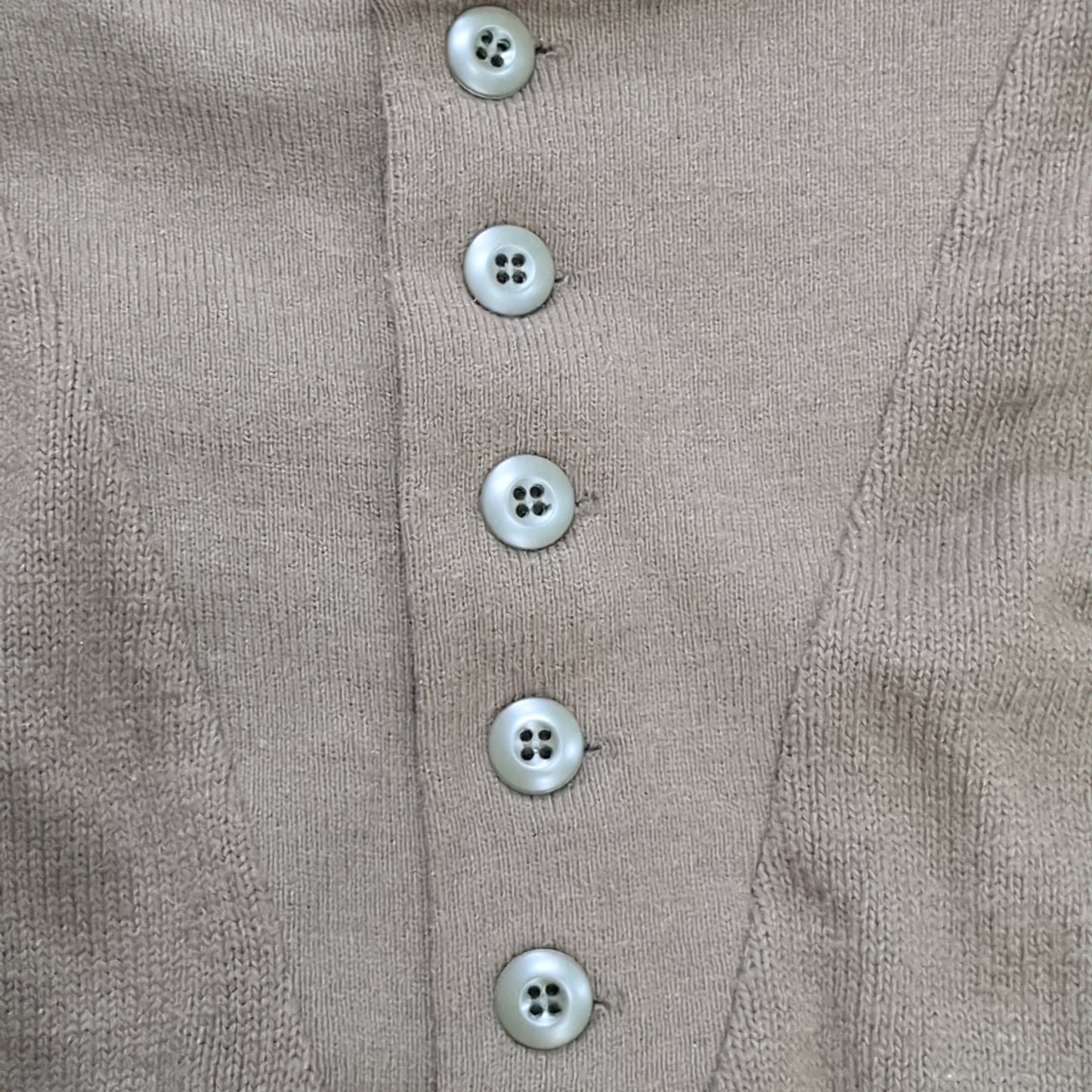US Army Medium Mitts Mitts 5 Button Brown Sweater Vintage (a15 db12-q)