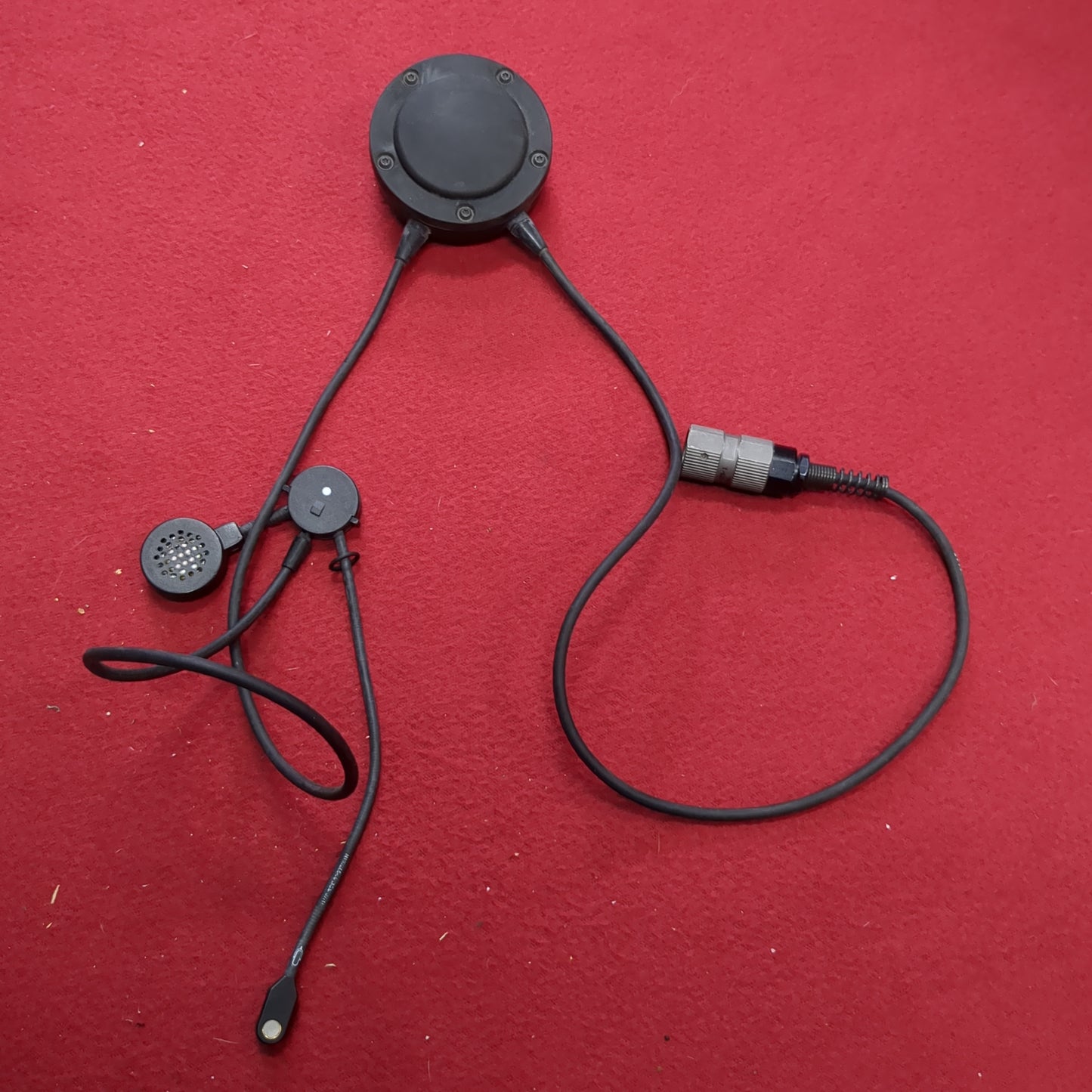 US Army Thales Racal Commercial Lightweight MBITR Radio Headset 1600551-2 Used (fc03-u)