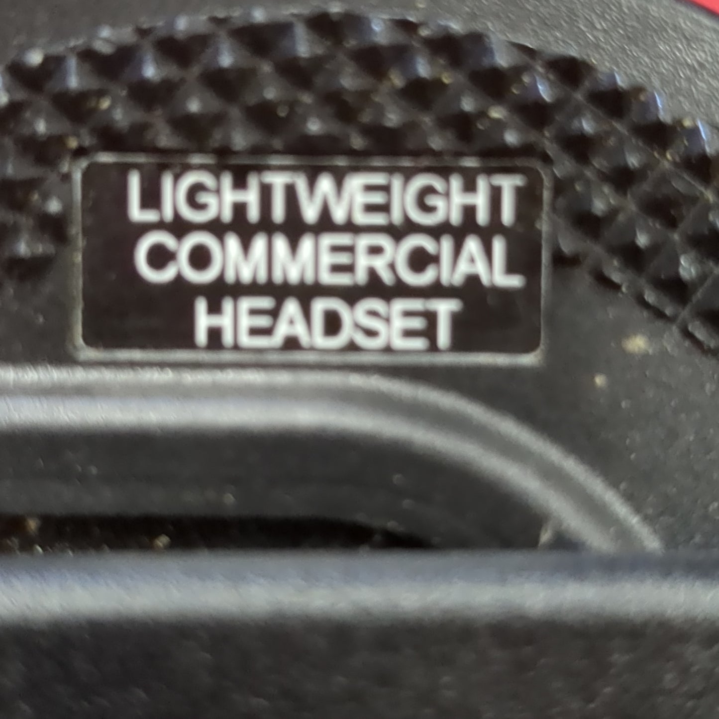 US Army Thales Racal Commercial Lightweight MBITR Radio Headset 1600551-2 Used (fc03-u)