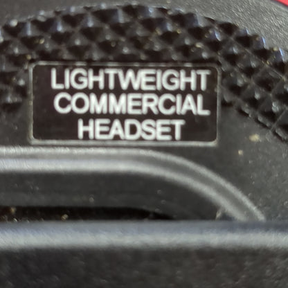 US Army Thales Racal Commercial Lightweight MBITR Radio Headset 1600551-2 Used (fc03-u)