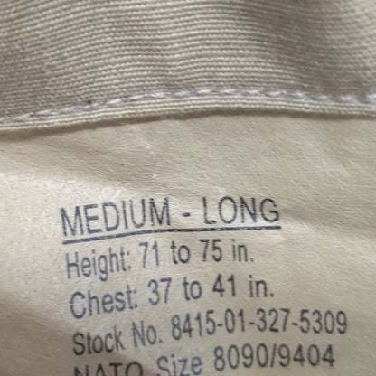 Medium Long DCU Desert Camo Top Jacket Uniform (a24 da9-z)