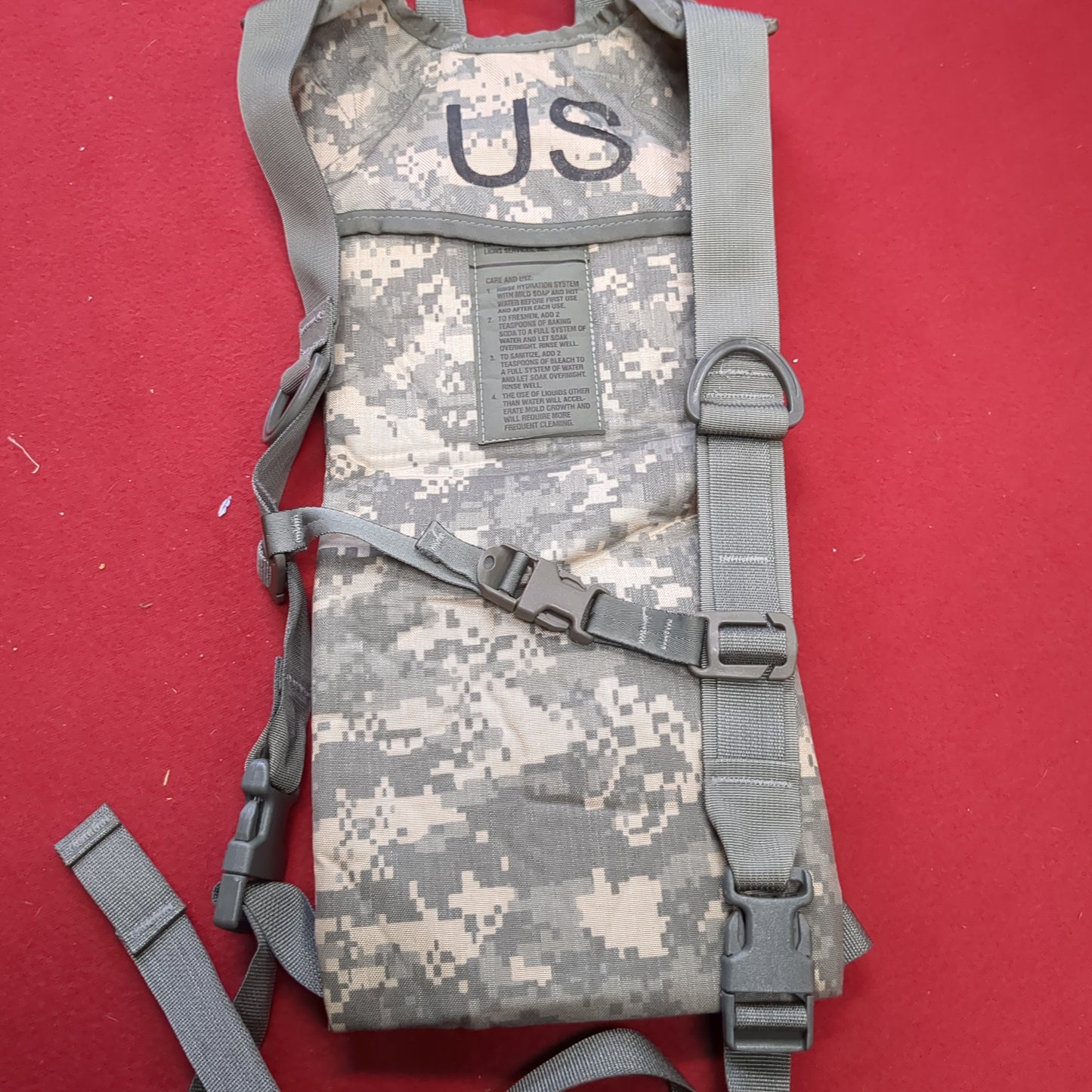 US Army Hydration System Carrier ONLY 100oz 3L Excellent Condition (eb07-MH429)