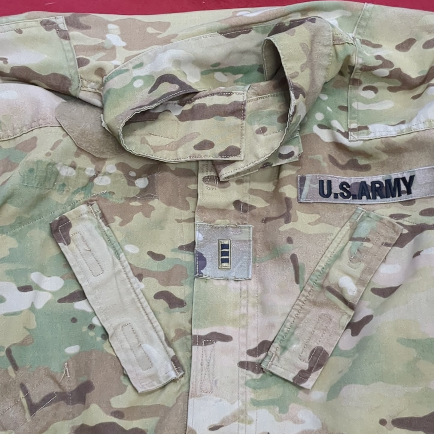 SET of US Army Flight Large Short Combat Aircrew Uniform Top Pants OCP Multicam Good Condition (ocp3- fa17-SEP52)