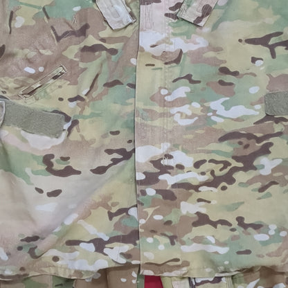 SET of US Army Flight Large Short Combat Aircrew Uniform Top Pants OCP Multicam Good Condition (ocp3- fa17-SEP52)