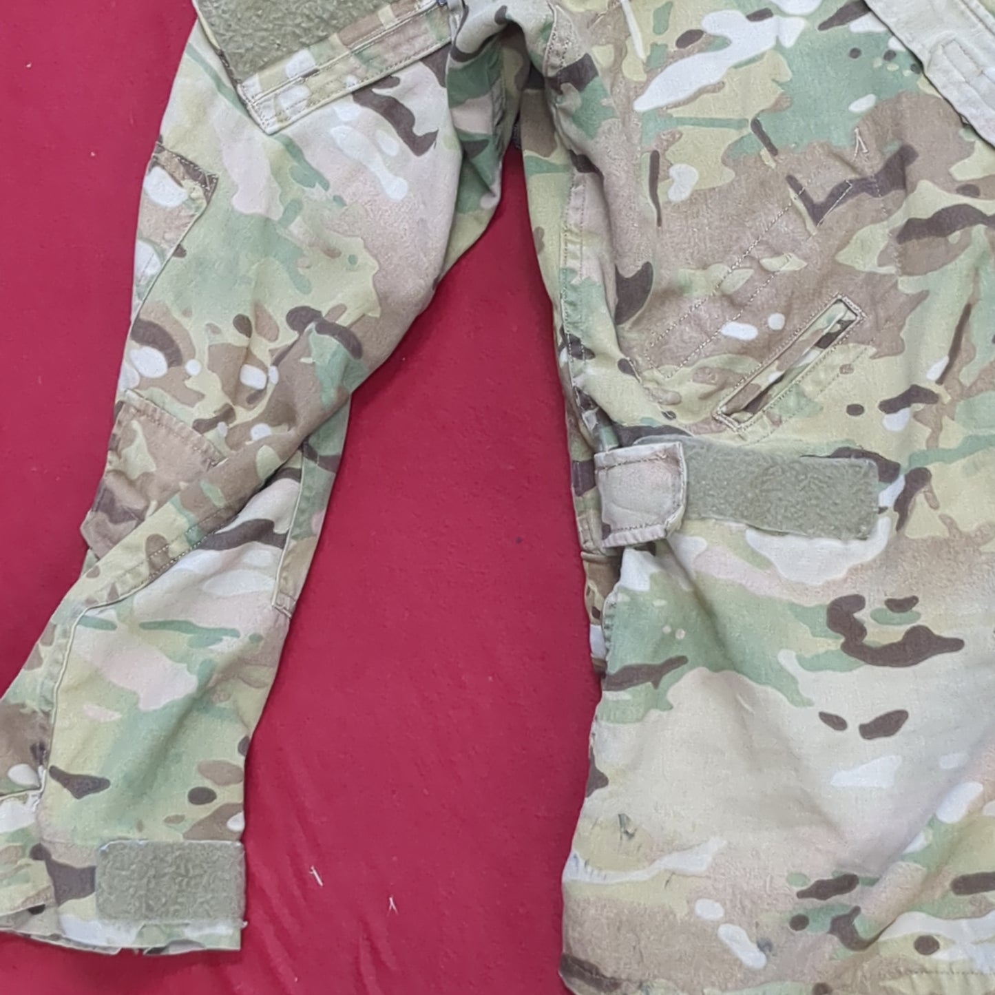 SET of US Army Flight Large Short Combat Aircrew Uniform Top Pants OCP Multicam Good Condition (ocp3- fa17-SEP52)