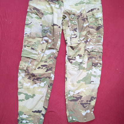 SET of US Army Flight Large Short Combat Aircrew Uniform Top Pants OCP Multicam Good Condition (ocp3- fa17-SEP52)