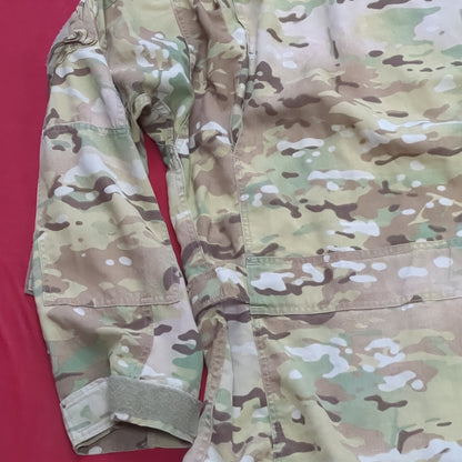 SET of US Army Flight Large Short Combat Aircrew Uniform Top Pants OCP Multicam Good Condition (ocp3- fa17-SEP52)