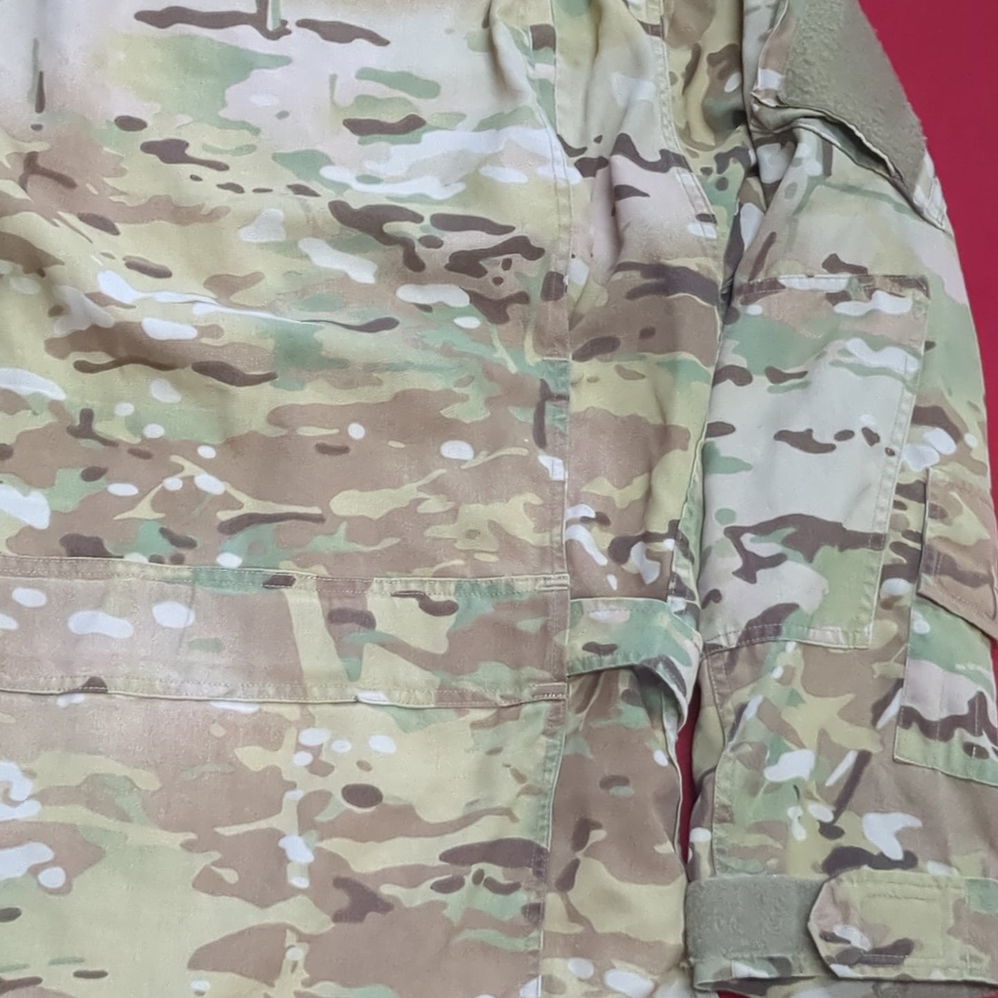 SET of US Army Flight Large Short Combat Aircrew Uniform Top Pants OCP Multicam Good Condition (ocp3- fa17-SEP52)