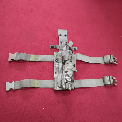 US Army Platform, Thigh-Mount LBT-6099B OCP W/ Universal Holster and Assembly Excellent Condition (ca4-SEP68)