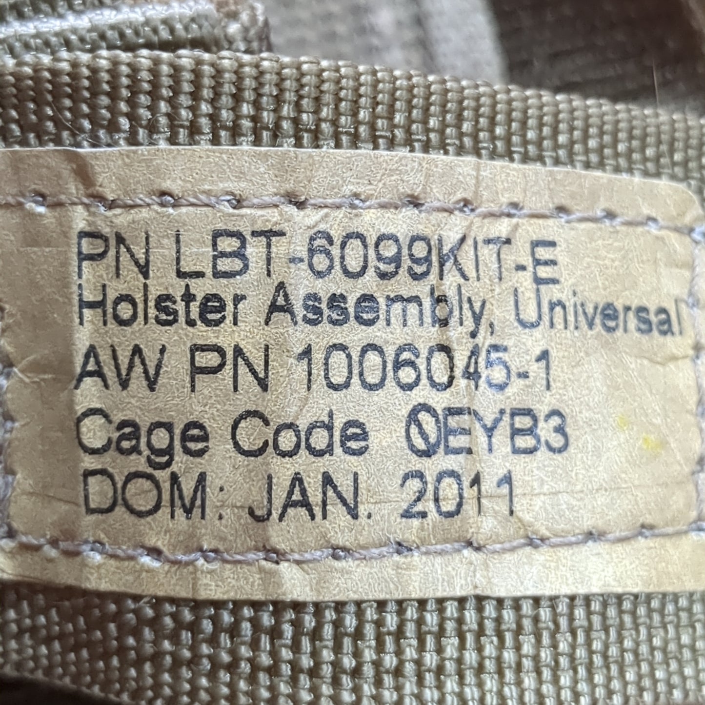 US Army Platform, Thigh-Mount LBT-6099B OCP W/ Universal Holster and Assembly Excellent Condition (ca4-SEP68)