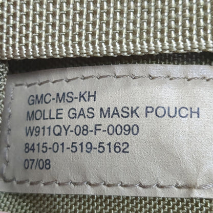 Eagle Industries Coyote Gas Mask Molle Pouch *5162* Excellent Condition (36cr- ca4-SEP74)