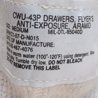USGI Flyers Aramid Thermal Anti-Exposure Set Medium Top/Bottoms (eb08-SEP129)