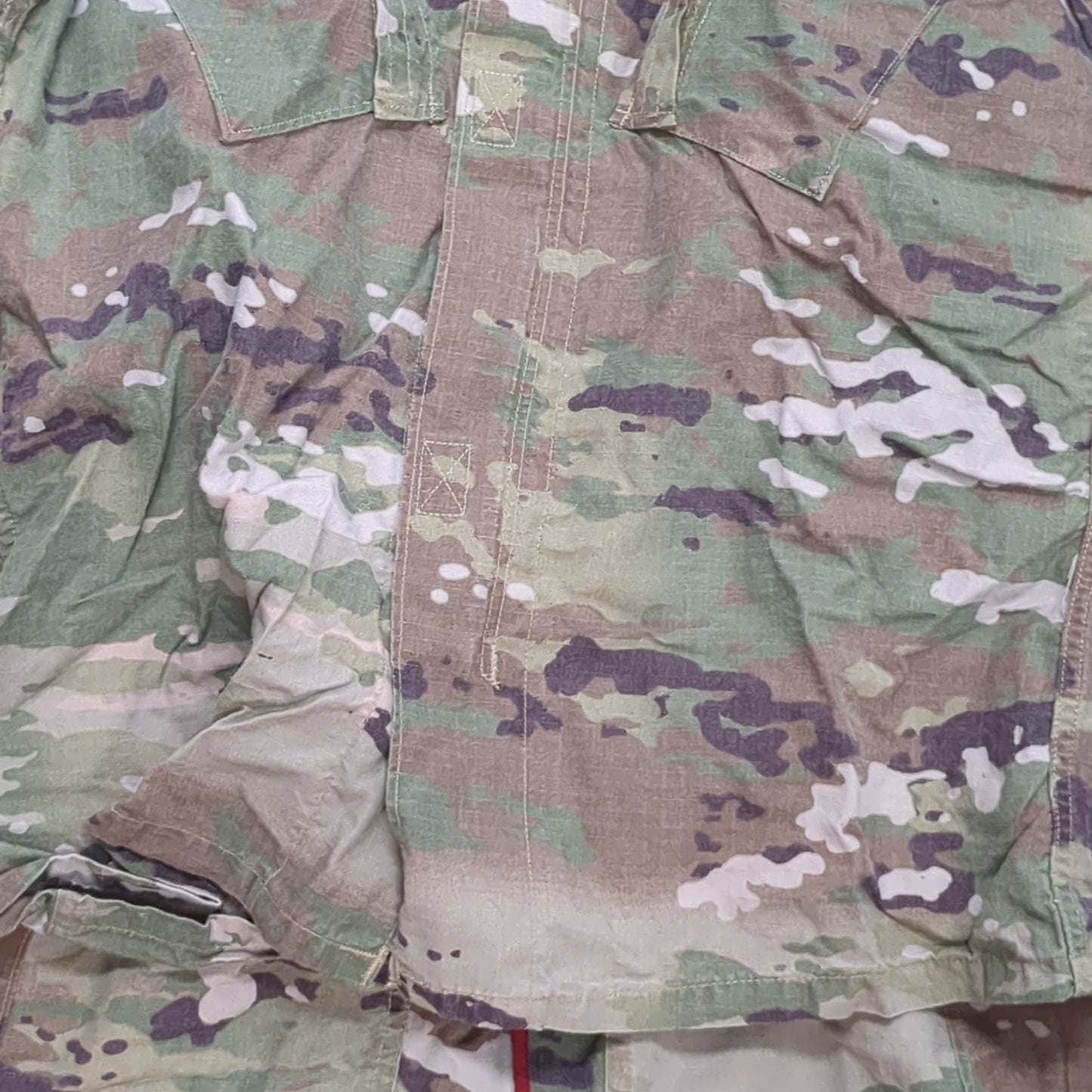 SET of US Army Small Regular Uniform OCP Top and Bottom Used (ec10-16)