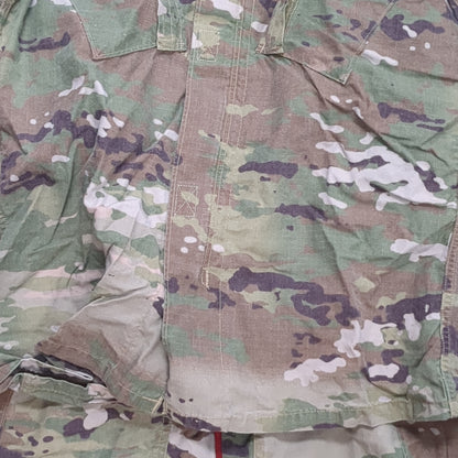 SET of US Army Small Regular Uniform OCP Top and Bottom Used (ec10-16)