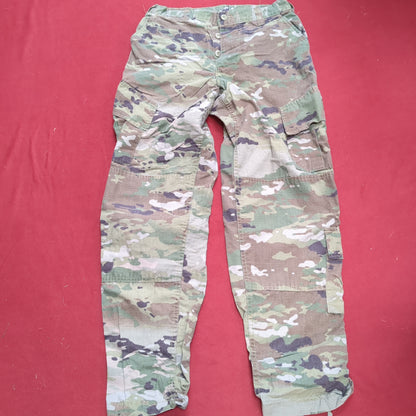 SET of US Army Small Regular Uniform OCP Top and Bottom Used (ec10-16)