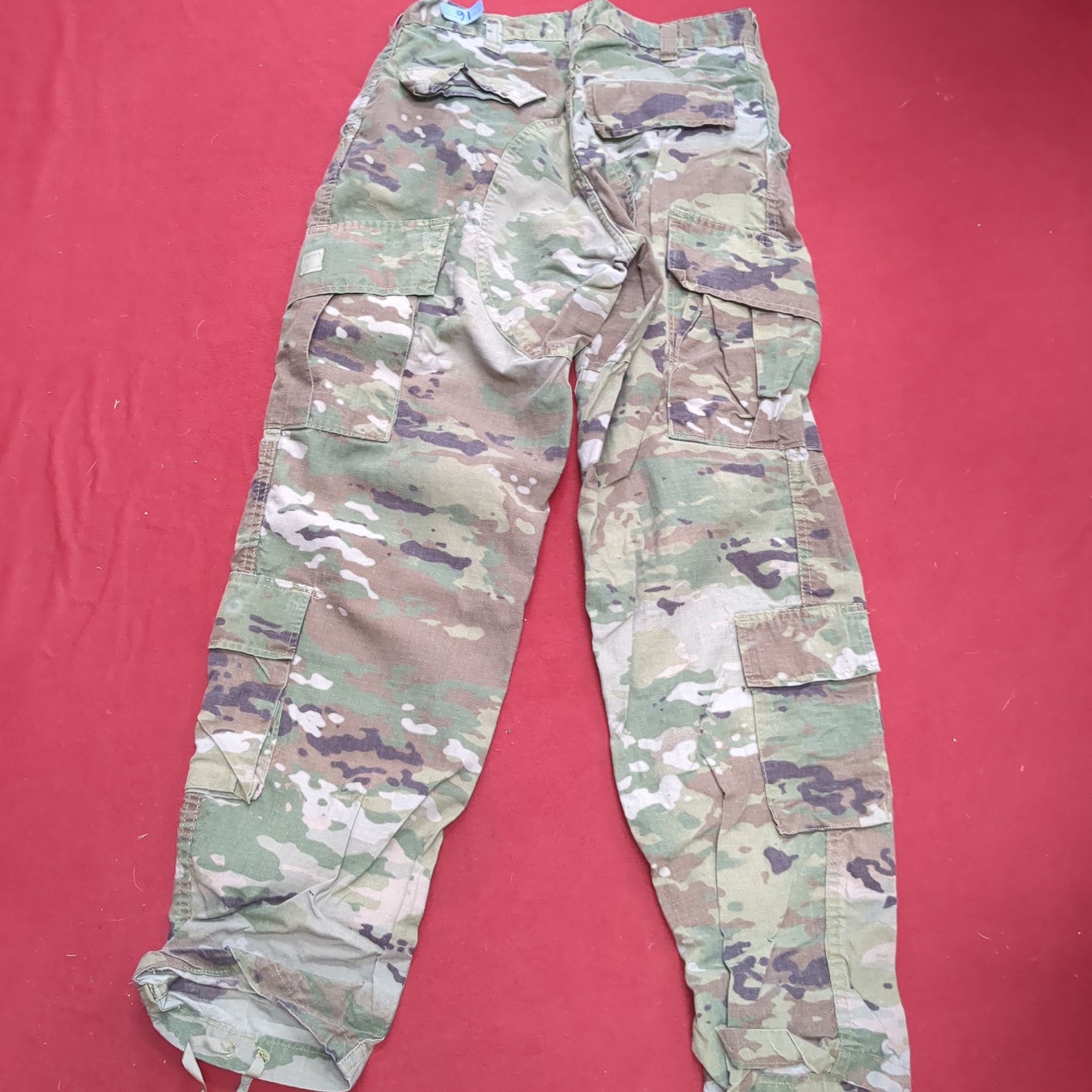 SET of US Army Small Regular Uniform OCP Top and Bottom Used (ec10-16)