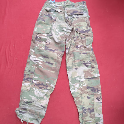 SET of US Army Small Regular Uniform OCP Top and Bottom Used (ec10-16)