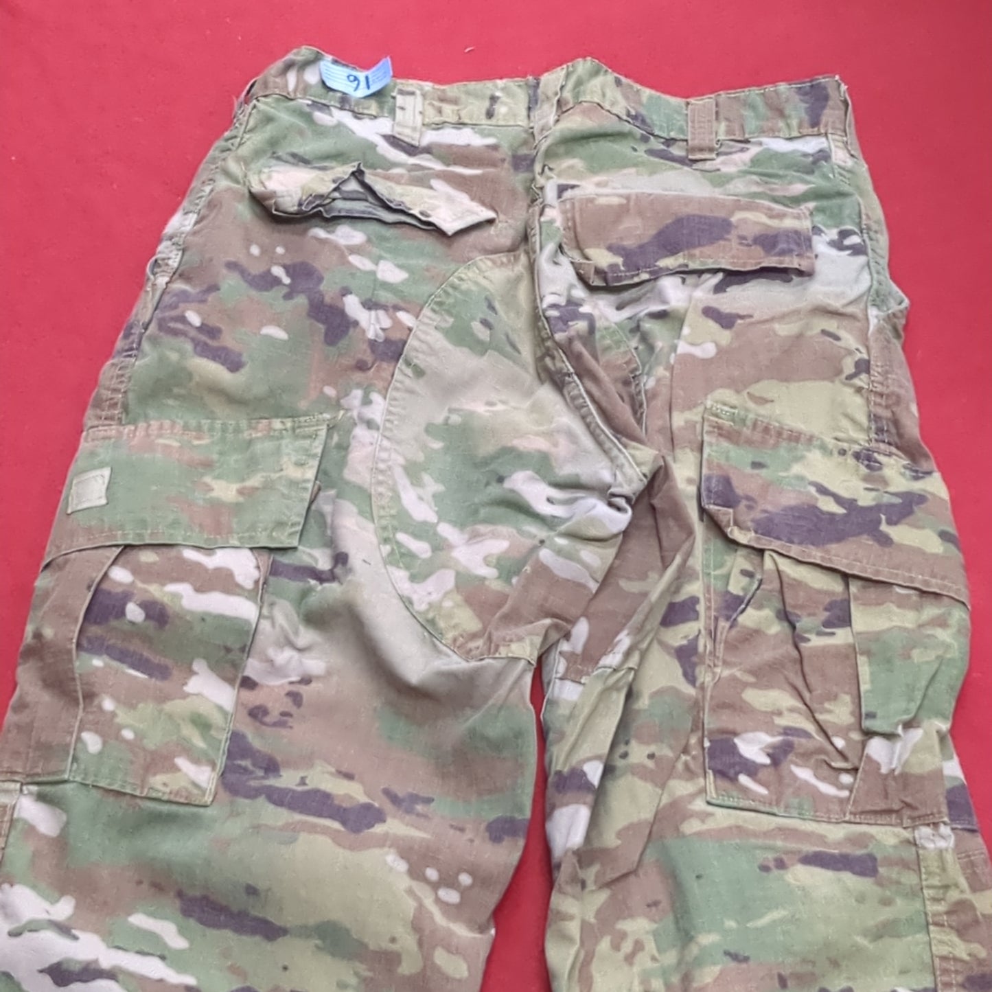 SET of US Army Small Regular Uniform OCP Top and Bottom Used (ec10-16)