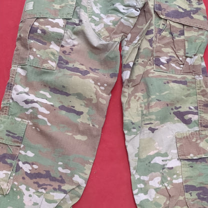 SET of US Army Small Regular Uniform OCP Top and Bottom Used (ec10-16)