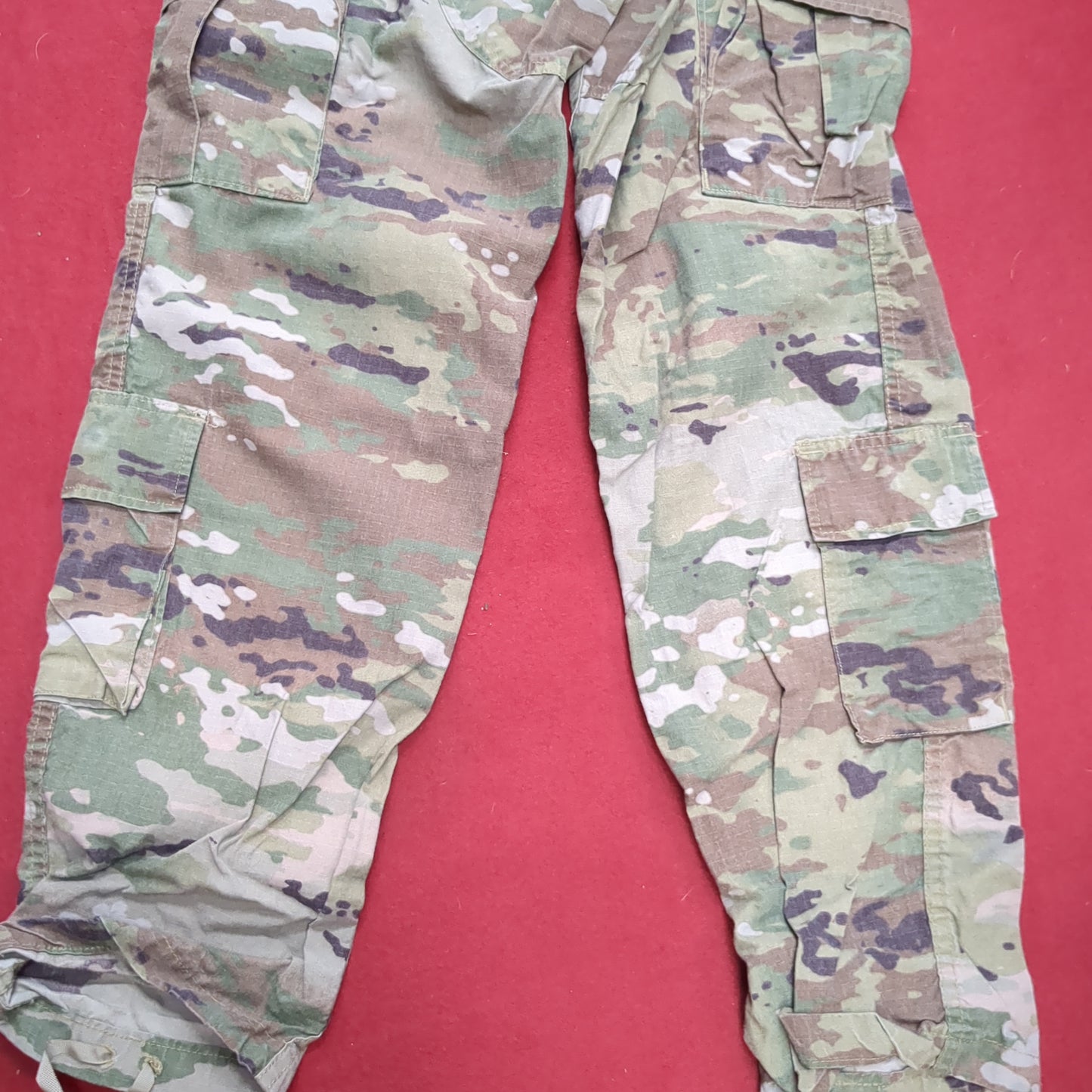 SET of US Army Small Regular Uniform OCP Top and Bottom Used (ec10-16)