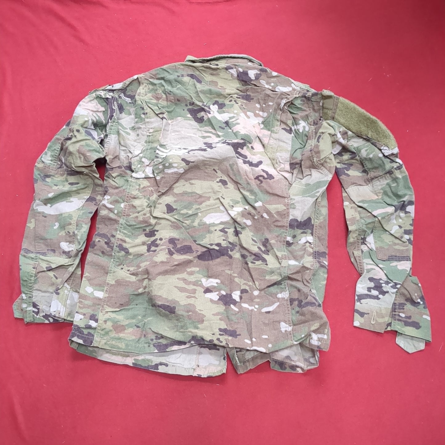 SET of US Army Small Regular Uniform OCP Top and Bottom Used (ec10-16)