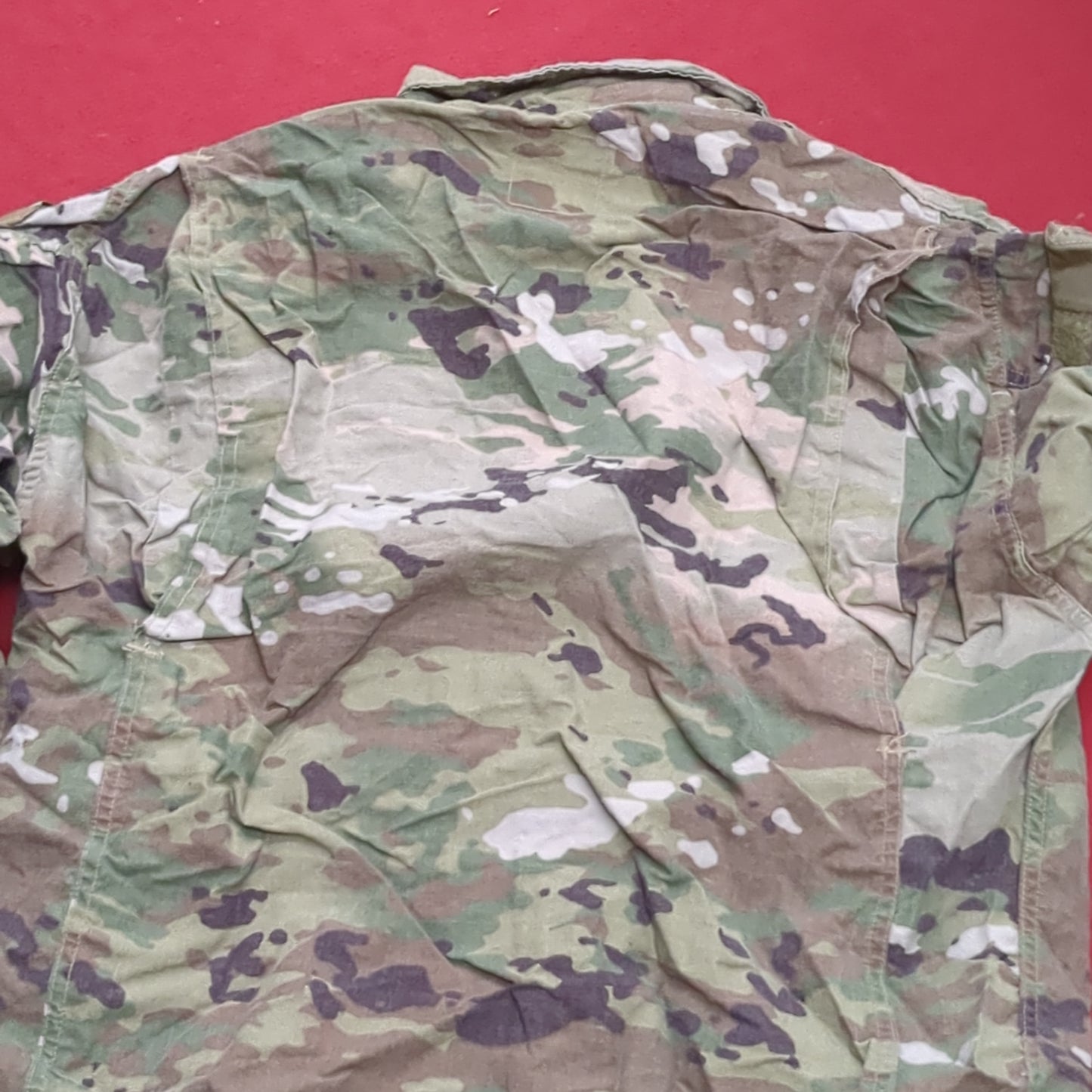 SET of US Army Small Regular Uniform OCP Top and Bottom Used (ec10-16)