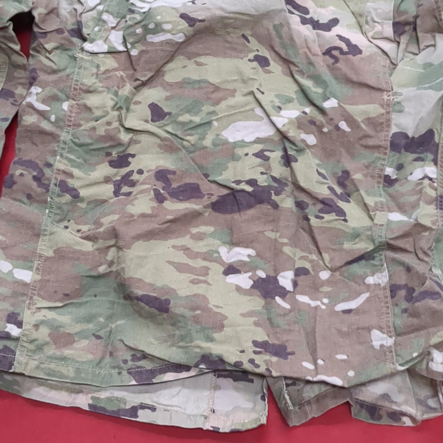 SET of US Army Small Regular Uniform OCP Top and Bottom Used (ec10-16)