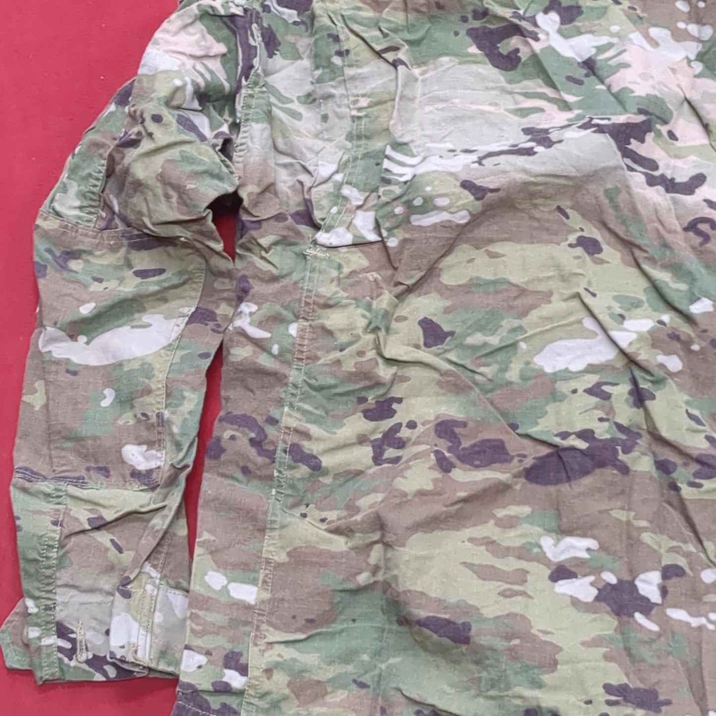SET of US Army Small Regular Uniform OCP Top and Bottom Used (ec10-16)
