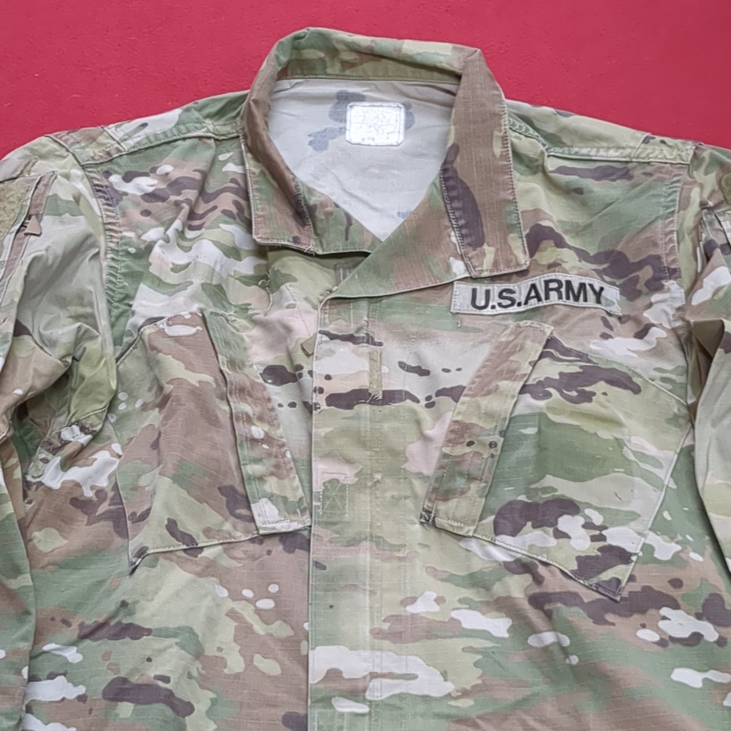 US Army Medium Regular Traditional OCP Uniform Top Scorpion Used  (ec10-3)