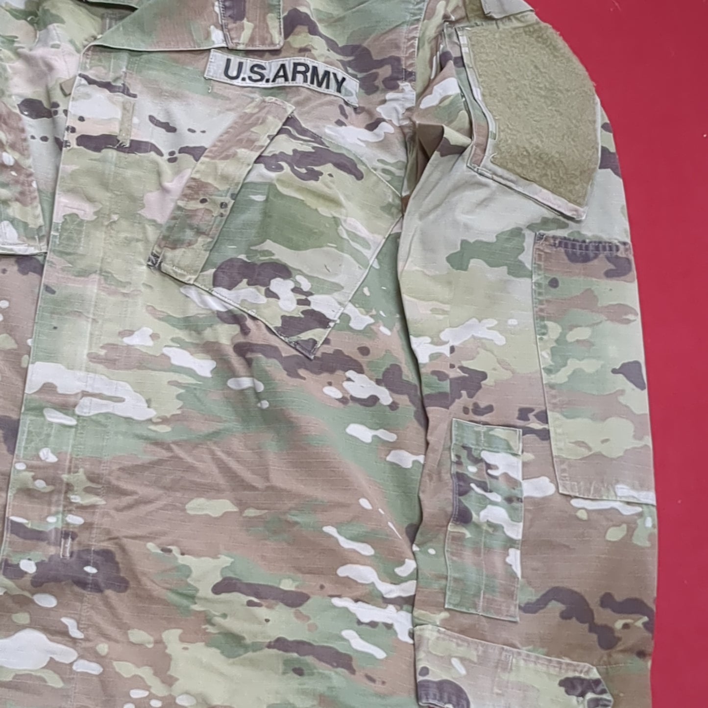 US Army Medium Regular Traditional OCP Uniform Top Scorpion Used  (ec10-3)