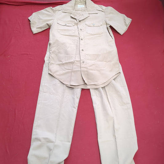 Vintage Men's Uniform Unknown Shirt Pants Excellent Condition (20g un-22)