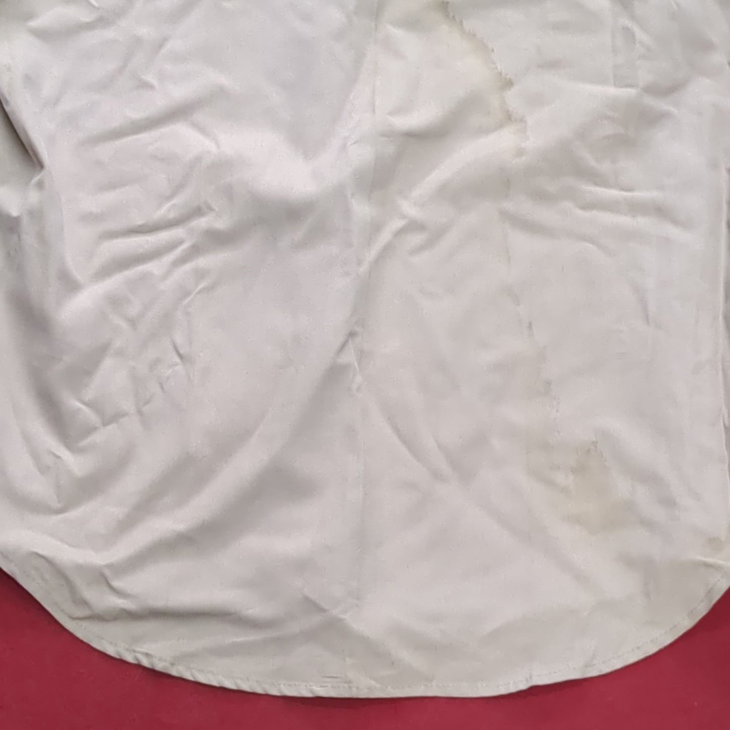 Vintage 1970s US Army Men's Uniform Large Tan Fine Silver Short-Sleeve Shirt Excellent Condition (02g CW- ea04-4)