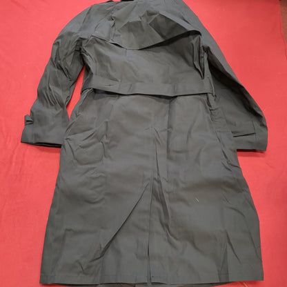 US Army Army Male 40 Regular All-Weather Black Overcoat ASU Black (BA07-16)