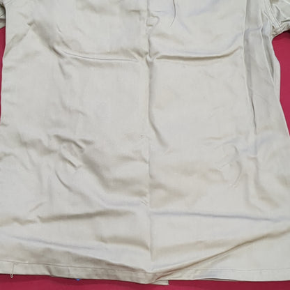 Vietnam Era US Army Men's Small U.T. 4.2oz Tan Short-Sleeve Shirt Used (04g 25g-20)