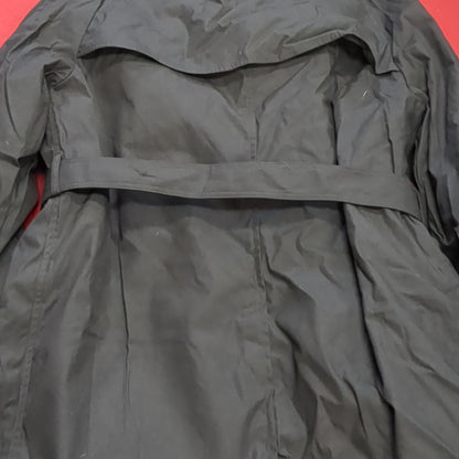 NWT US Army 40 Regular Black All-Weather Overcoat Dress Uniform (BA07-3)
