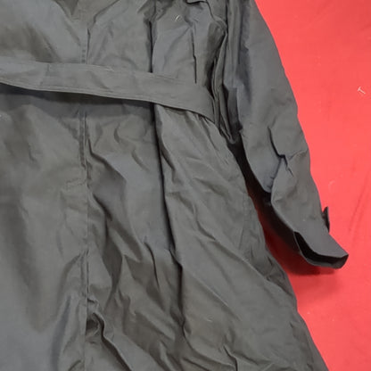 NWT US Army 40 Regular Black All-Weather Overcoat Dress Uniform (BA07-3)