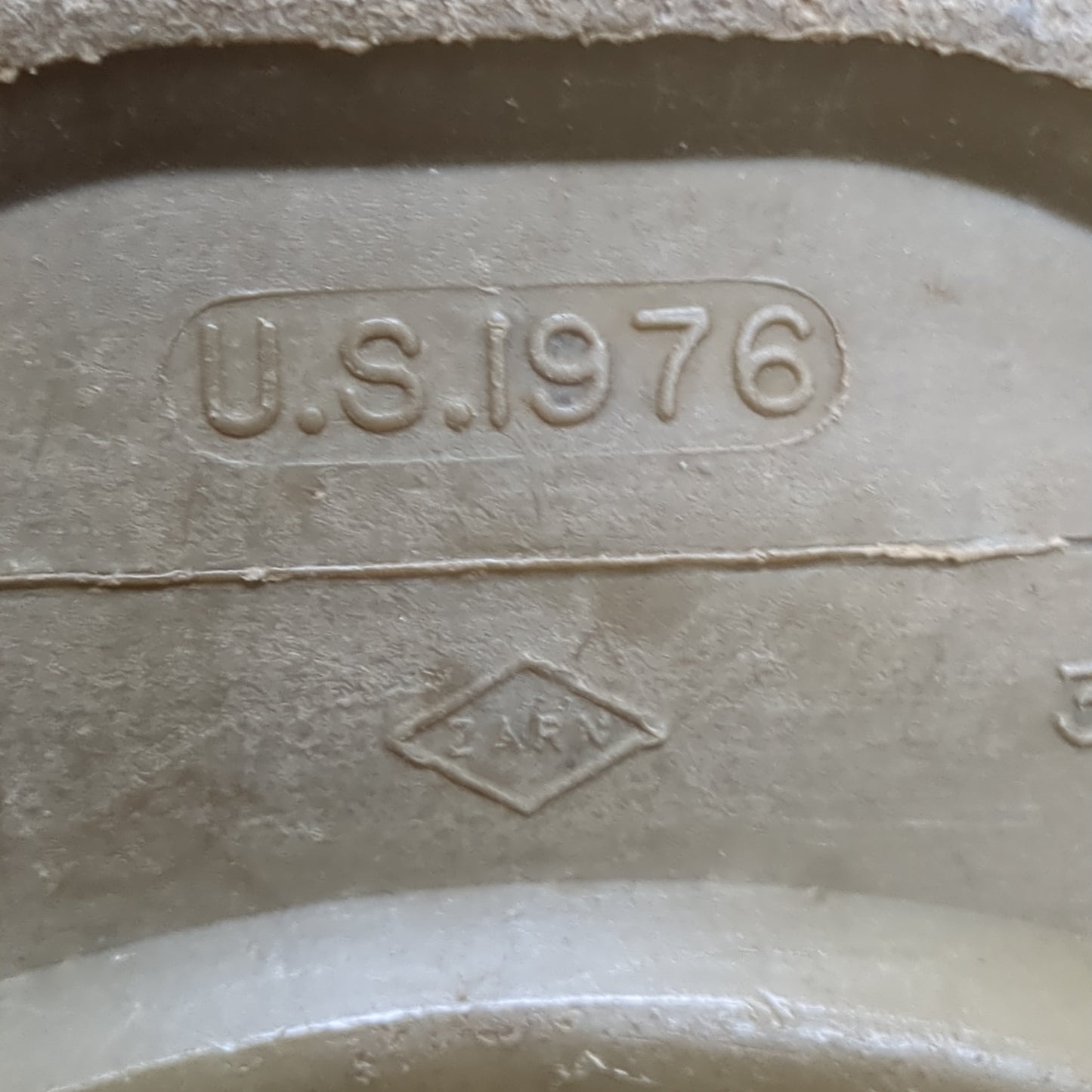 Vintage US Army 1 Quart Canteen Dated 1976 (08g 12s (ab11-48)
