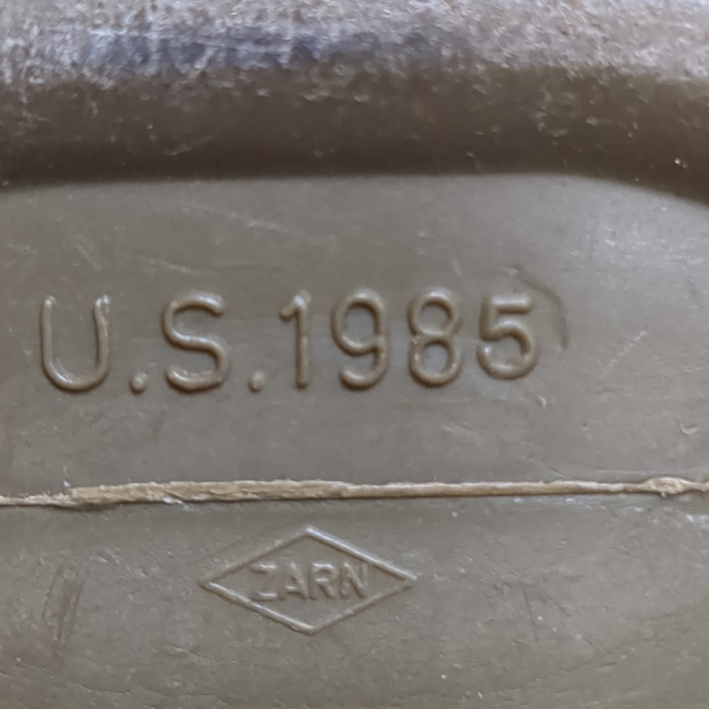 Vintage US Army 1Quart Canteen Dated 1985 (08g 12s (ab11-46)