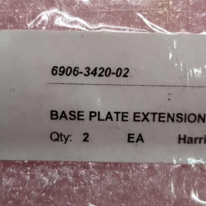 NOS Harris RFCD Base Plate Extension 10484-3616-01 6906-3420-02 (fc03-20)