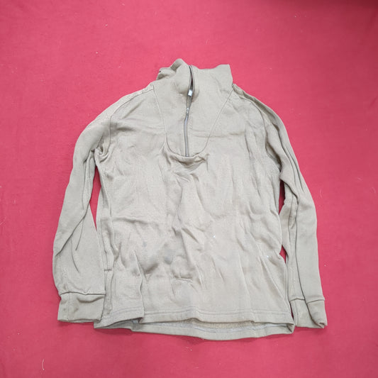 1980s/90s US Army SMALL Cold Weather Undershirt Brown Excellent Condition (18g waf2- fa02-15)