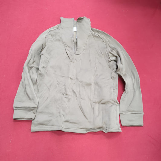 1980s/90s US Army MEDIUM Cold Weather Undershirt Brown Excellent Condition (18g waf2- fa02-10)