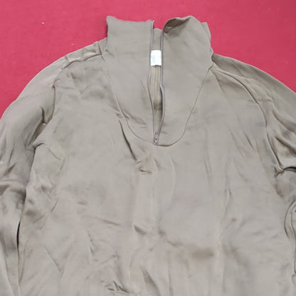 1980s/90s US Army MEDIUM Cold Weather Undershirt Brown Excellent Condition (18g waf2- fa02-10)