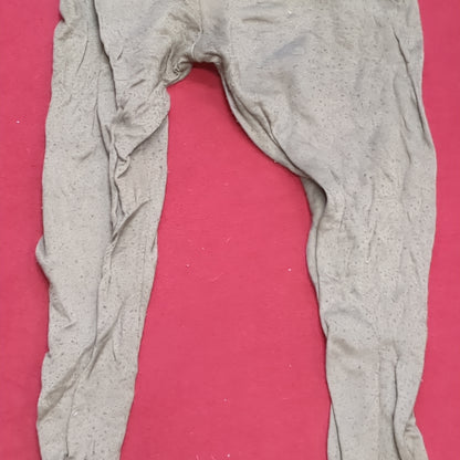 US Army Large '90s Brown Cold Weather Poly-Pro Pants Used  (fa04-g542)