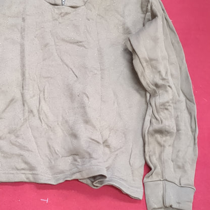 US Army Medium '90s Brown Cold Weather Poly-Pro Top Good Condition (fa04-g533)