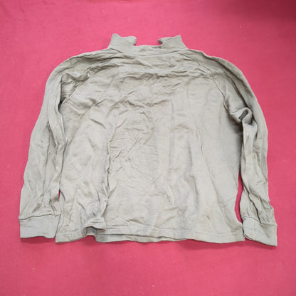 US Army Medium '90s Brown Cold Weather Poly-Pro Top Good Condition (fa04-g533)
