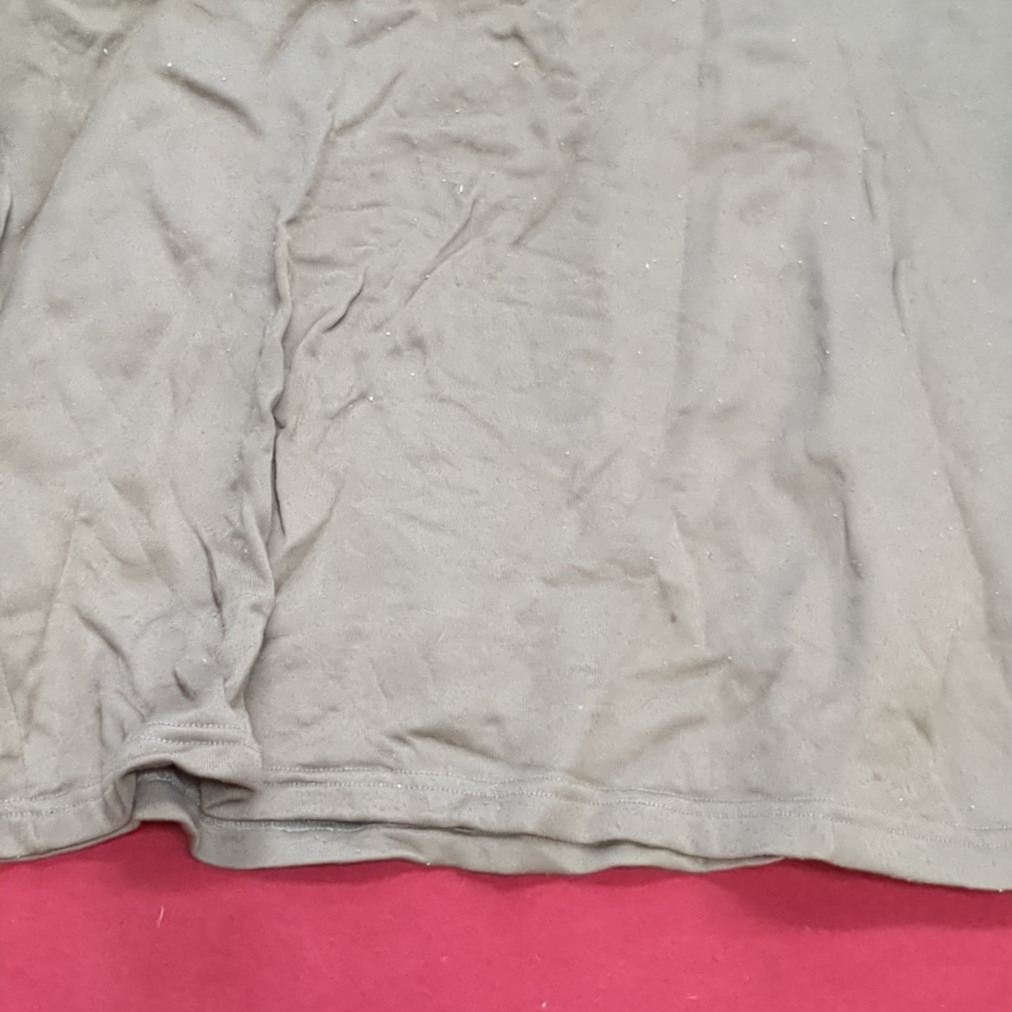 US Army Medium '90s Brown Cold Weather Poly-Pro Top Good Condition (fa04-g533)